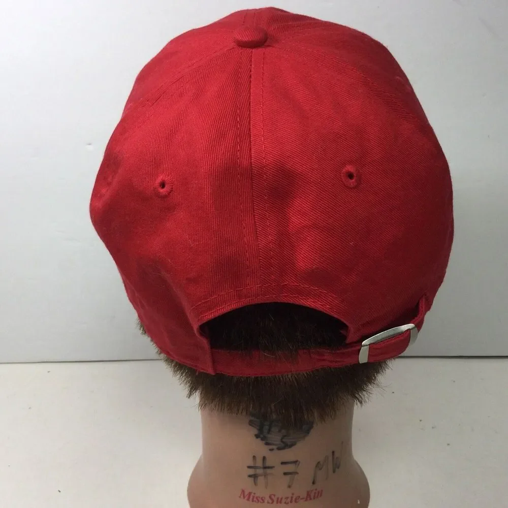 Ohio State Buckeyes Hat OSU Logo Red StrapBack Baseball Cap‎